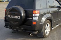 Suzuki Grand Vitara 2005-2017 Rear Guard AK003 Black (Stainless Steel) photo 2