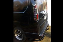 Fiat Talento 2016- Rear Corner Bars Black (2 pcs, stainless steel) photo 2