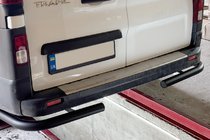 Fiat Talento 2016- Rear Corner Bars Black (2 pcs, stainless steel) photo 1