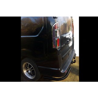 Rear Corner Bars Black (2 pcs, stainless steel) Fiat Talento 2016- photo 2