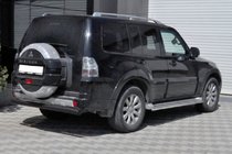 Mitsubishi Pajero Wagon III 1999-2006 Rear Bar AK002 Black (Stainless Steel) photo 2