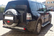 Mitsubishi Pajero Wagon III 1999-2006 Rear Bar AK002 Black (Stainless Steel) photo 3