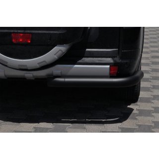 Rear Bar AK003 Black (Stainless Steel) Mitsubishi Pajero Wagon III 1999-2006 photo 2