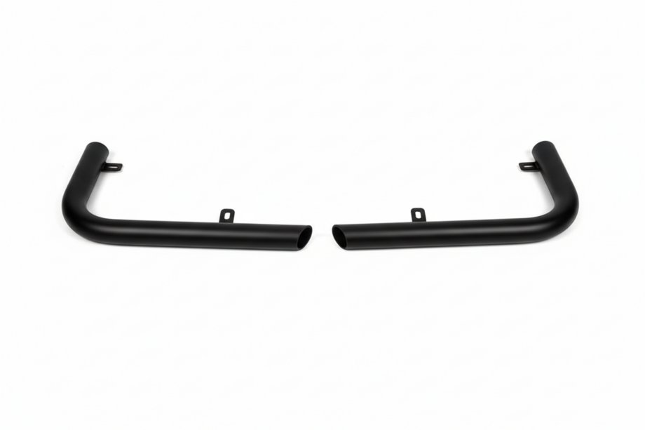 Mercedes Vito W638 1996-2003 Rear Corner Bars AK003 Black (Stainless Steel) Photo 2