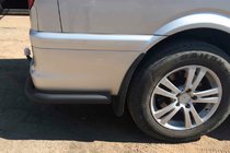 Mercedes Vito W639 2004-2014 Rear Corner Bars AK003 Black (2 pcs, Stainless Steel) Medium and Long Wheelbase photo 1