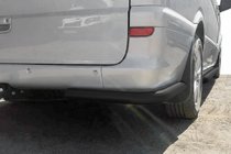 Mercedes Vito W639 2004-2014 Rear Corner Bars AK003 Black (2 pcs, Stainless Steel) Medium and Long Wheelbase photo 2