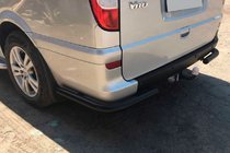 Mercedes Vito W639 2004-2014 Rear Corner Bars AK003 Black (2 pcs, Stainless Steel) Medium and Long Wheelbase photo 3