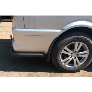 Rear Corner Bars AK003 Black (2 pcs, Stainless Steel) Medium and Long Wheelbase Mercedes Vito W639 2004-2014 photo 1