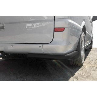 Rear Corner Bars AK003 Black (2 pcs, Stainless Steel) Medium and Long Wheelbase Mercedes Vito W639 2004-2014 photo 2