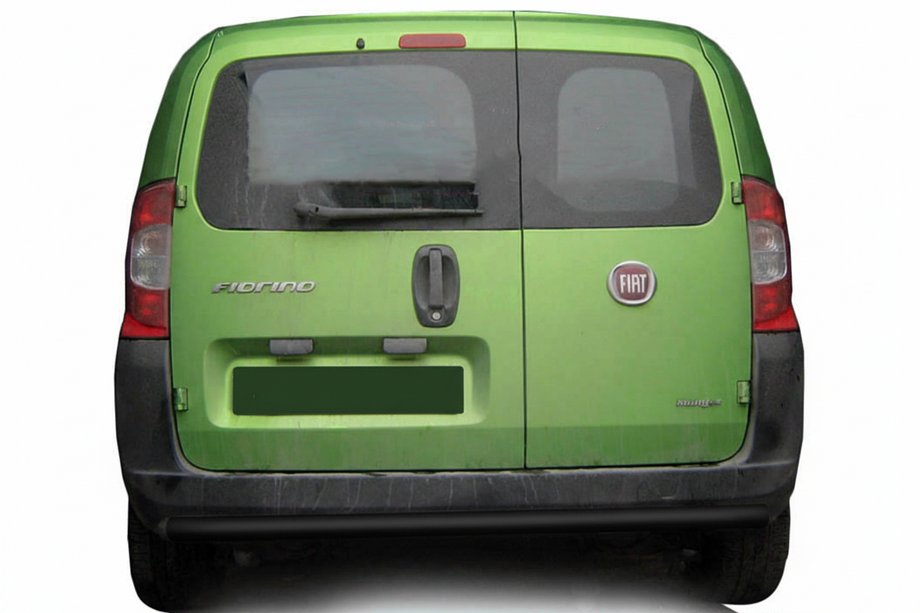 Peugeot Bipper 2008-2017 Rear Bar AK002 Black (Stainless Steel) Image