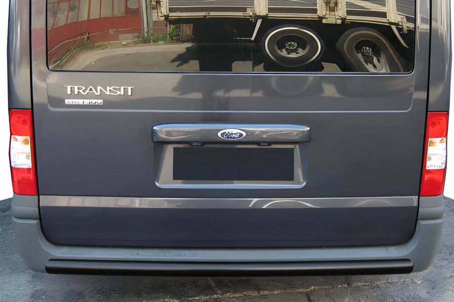 Ford Transit 2000–2014 Rear Guard AK002 Black (Stainless Steel) Image