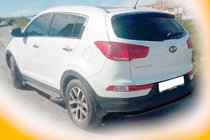 Kia Sportage 2010-2015 Rear Bar AK002-1 Black (Stainless Steel) photo 3