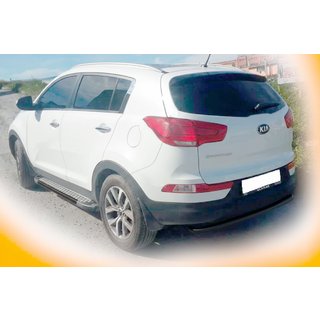 Rear Bar AK002-1 Black (Stainless Steel) Kia Sportage 2010-2015 photo 2