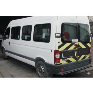 Rear Bar AK002 Black (Stainless Steel) Opel Movano 2004-2010