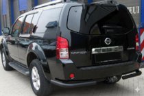Nissan Pathfinder R51 2005-2014 Rear Bar AK003 Black (Stainless Steel) photo 1