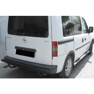 Rear Bar AK002 Black (Stainless Steel) Opel Combo 2002–2012