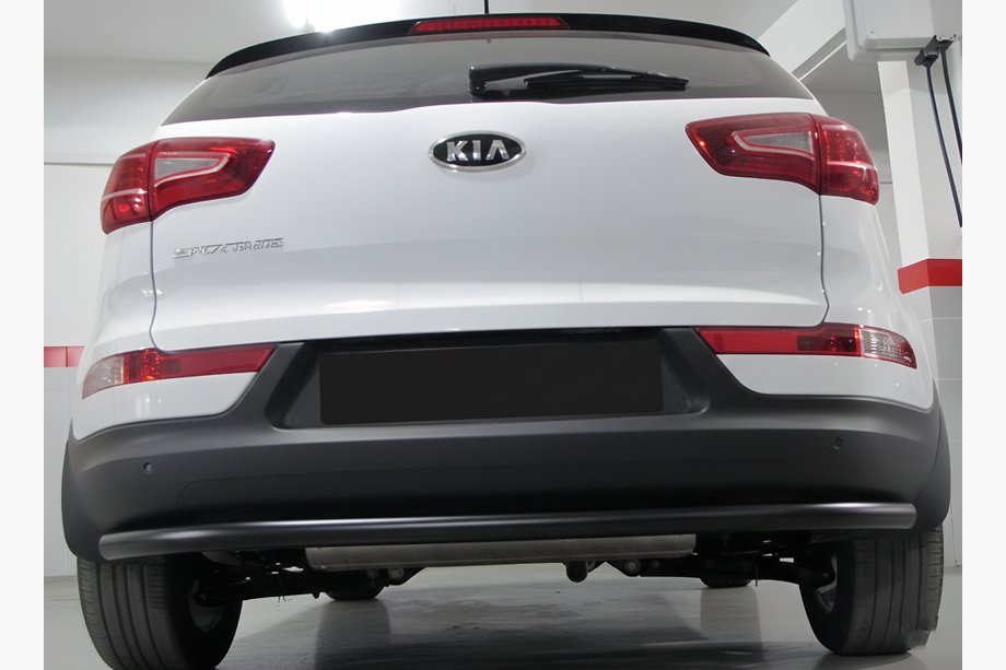 Kia Sportage 2010-2015 Rear Bar AK002 Black (Stainless Steel) Image