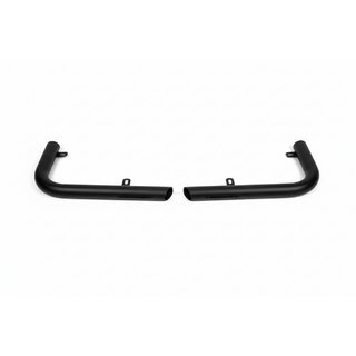 Rear Corner Bars AK003 Black (2 pcs, Stainless Steel) Hyundai H200, H1, Starex 1998-2007 photo 2