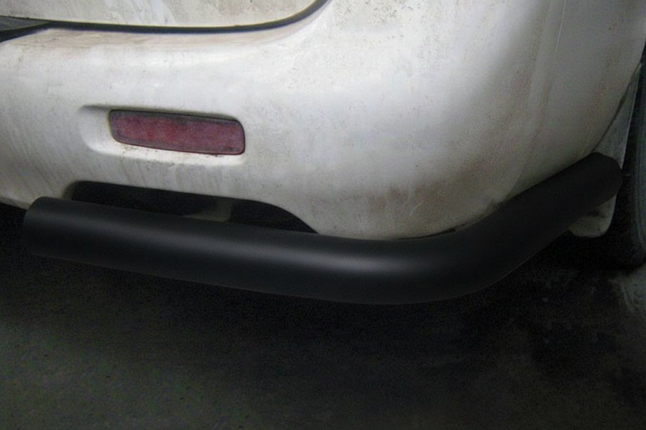 Hyundai H200, H1, Starex 1998-2007 Rear Corner Bars AK003 Black (2 pcs, Stainless Steel) Photo 1