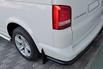 Volkswagen T6 2015-2024 Rear Corner Bars AK003 Black (2 pcs, stainless steel) photo 7
