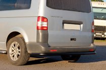Volkswagen T6 2015-2024 Rear Corner Bars AK003 Black (2 pcs, stainless steel) photo 3