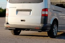 Volkswagen T6 2015-2024 Rear Corner Bars AK003 Black (2 pcs, stainless steel) photo 9