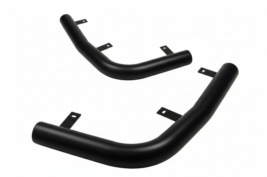 Kia Sorento III UM 2014-2020 Rear Corner Bars AK003 Black (2 pcs, stainless steel) Image