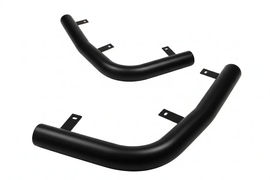 Fiat Scudo 1996-2007 Rear Corner Bars AK003 Black (2 pcs, stainless steel) Image