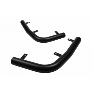 Rear Corner Bars AK003 Black (2 pcs, stainless steel) Mitsubishi Pajero Sport 2015-