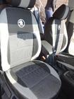 Skoda Octavia II A5 2006-2010 Car Seat Covers (Leatherette↗Fabric, Premium) photo 15