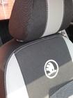 Skoda Octavia II A5 2006-2010 Car Seat Covers (Leatherette↗Fabric, Premium) photo 17