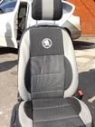 Skoda Octavia II A5 2006-2010 Car Seat Covers (Leatherette↗Fabric, Premium) photo 19