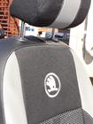 Skoda Octavia II A5 2006-2010 Car Seat Covers (Leatherette↗Fabric, Premium) photo 20