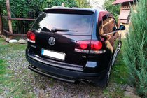 Volkswagen Touareg 2002–2010 Rear Guard AK002 Black (2 pcs, stainless steel) photo 3