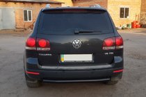 Volkswagen Touareg 2002–2010 Rear Guard AK002 Black (2 pcs, stainless steel) photo 4