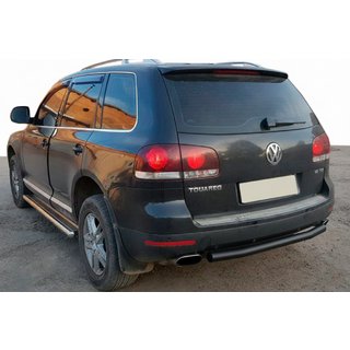 Rear Guard AK002 Black (2 pcs, stainless steel) Volkswagen Touareg 2002–2010 photo 1