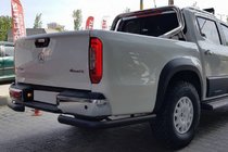Ford Ranger 2011–2022 Rear Protection Bar AK003 Black (2018-2022, stainless steel) photo 1
