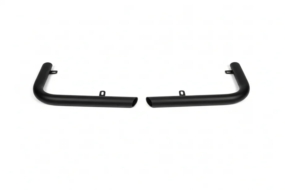 Mercedes X class 2017-2020 Rear Guard AK003 Black (stainless steel, 60 mm) Image