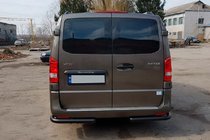 Mercedes Vito/V-class W447 2014- Rear Corner Guard AK003 Black (Stainless Steel) photo 3