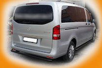 Mercedes Vito/V-class W447 2014- Rear Corner Guard AK003 Black (Stainless Steel) photo 4
