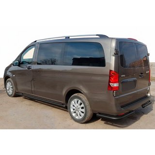 Rear Corner Guard AK003 Black (Stainless Steel) Mercedes Vito/V-class W447 2014- photo 1