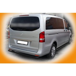 Rear Corner Guard AK003 Black (Stainless Steel) Mercedes Vito/V-class W447 2014- photo 4