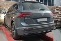 Volkswagen Tiguan 2016-2023 Rear Guard AK001-2 Black (Stainless Steel) photo 2