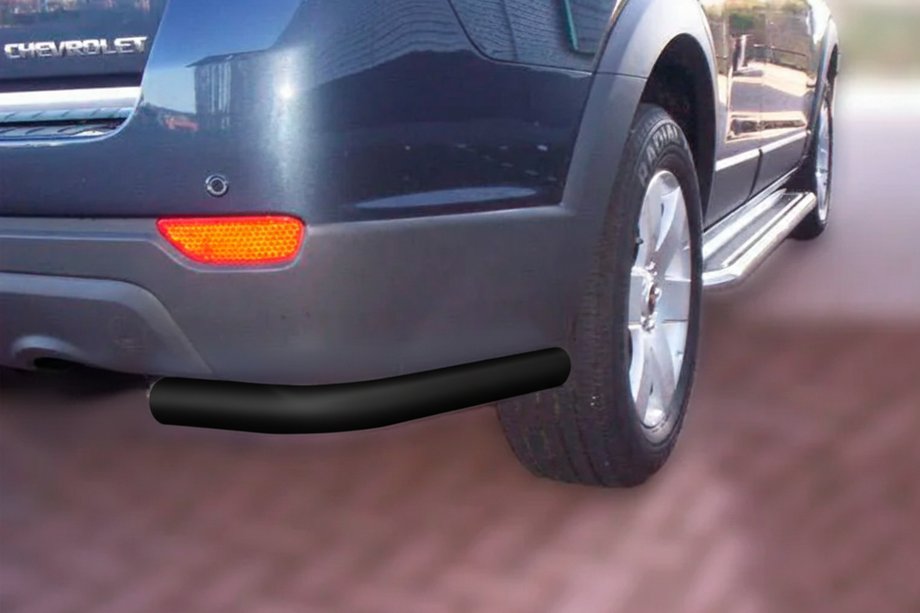 Chevrolet Captiva 2006-2019 Rear Corner Bars AK003 Black (2 pcs, stainless steel) Image