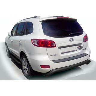 Rear Bar AK007 Black (Stainless Steel) Hyundai Santa Fe 2 2006-2012