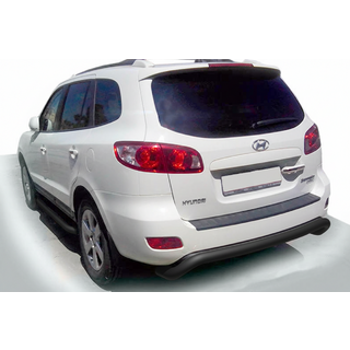 Rear Bar AK007 Black (Stainless Steel) Hyundai Santa Fe 2 2006-2012