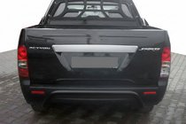 SsangYong Action 2005-2018 Rear Bumper Guard AK006 Black (Stainless Steel) photo 1