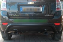 Chevrolet Captiva 2006-2019 Rear Bar AK007 Black (Stainless Steel) photo 1