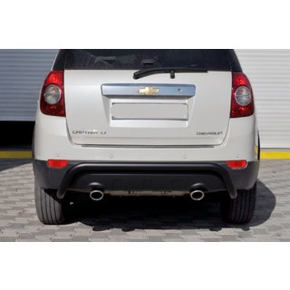 Rear Bar AK007 Black (Stainless Steel) Chevrolet Captiva 2006-2019 photo 2