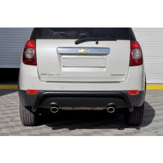 Rear Bar AK007 Black (Stainless Steel) Chevrolet Captiva 2006-2019 photo 2